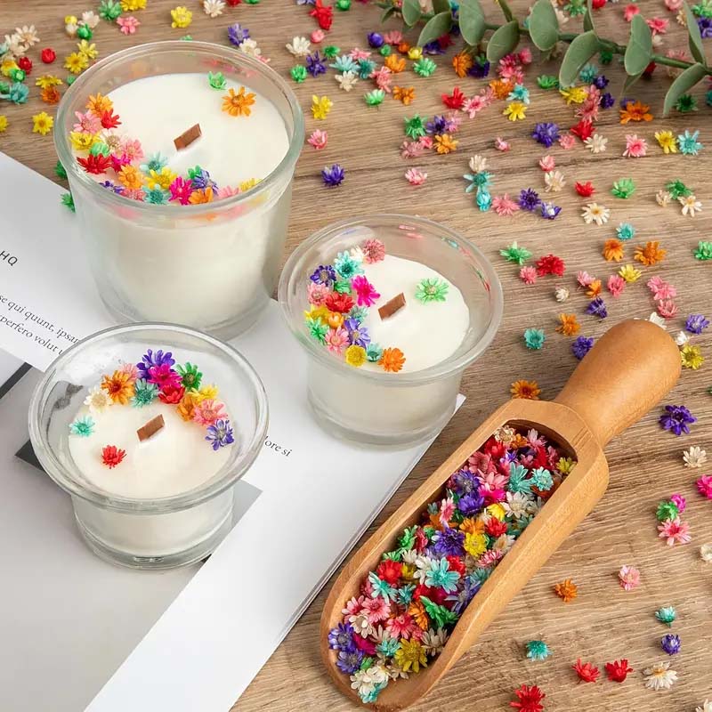 Candle Supplies Bulk - 왁스 성형용 혼합 다채로운 꽃, 송진