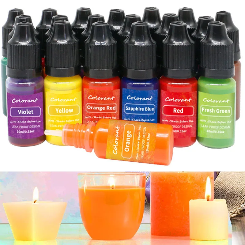 Candle Supplies Bulk - 20 색상 고농도 수제 양초 비누