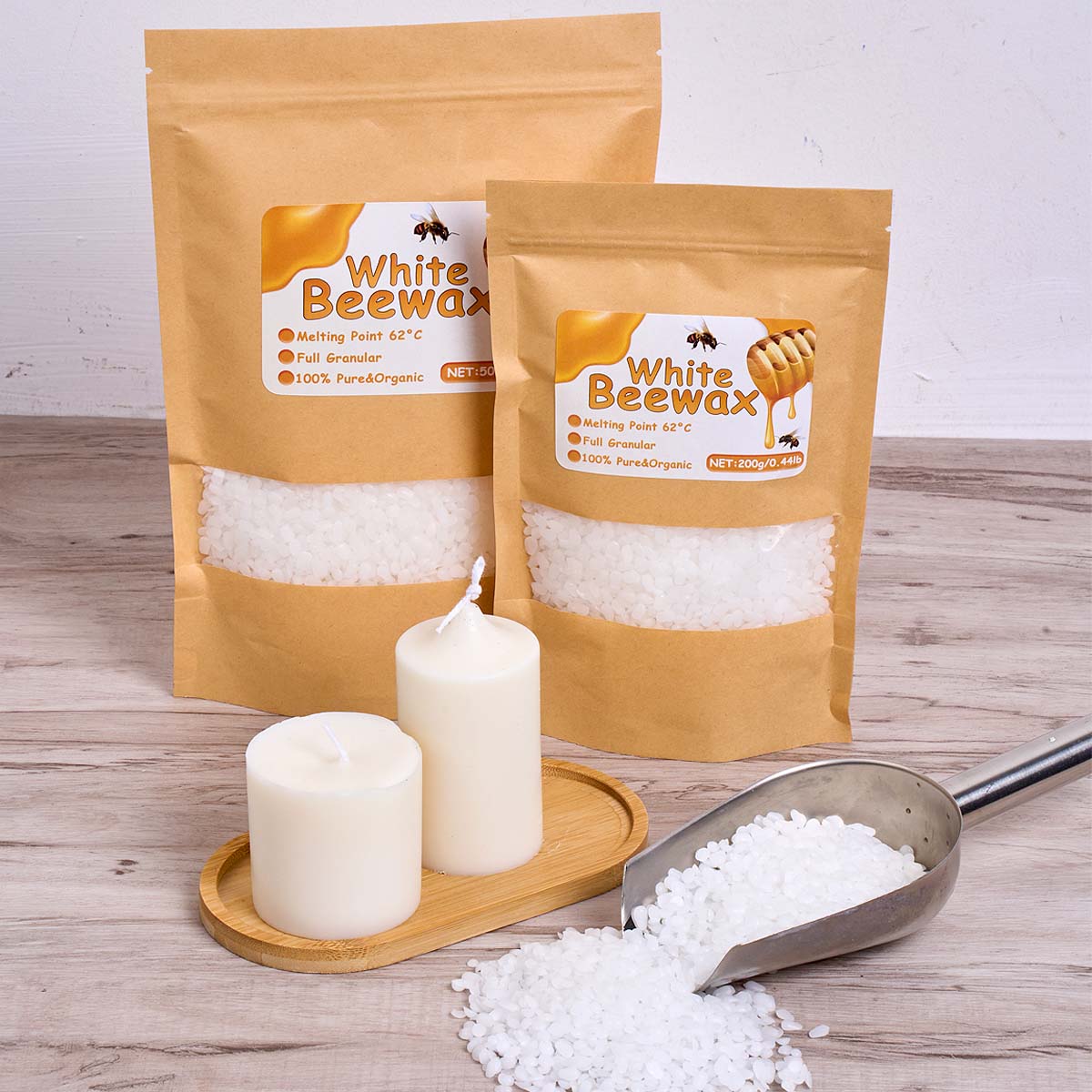 1000g 흰색 밀랍 DIY 양초 만들기 Meteria - Candle Supplies Bulk 리뷰 및 가격
