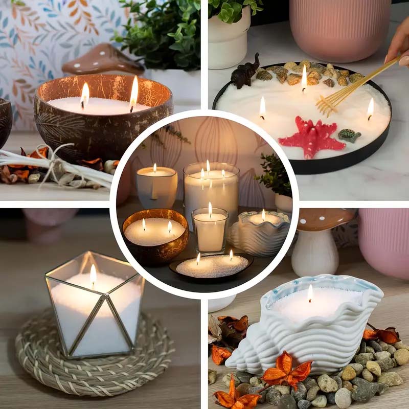 50/100/200/500G 흰색 세분화 된 진주 왁스 - Candle Supplies Bulk 리뷰 및 가격